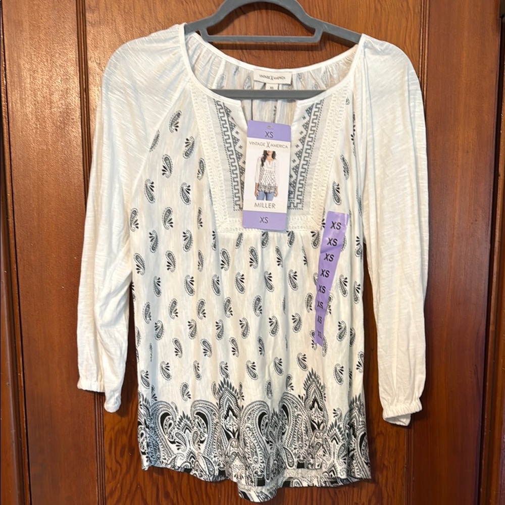 NWT Vintage X America Blouse Excellent used
